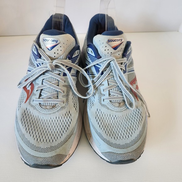 Saucony Omni 19 Running Shoes Light Blue Womens 10.5 - Picture 1 of 15